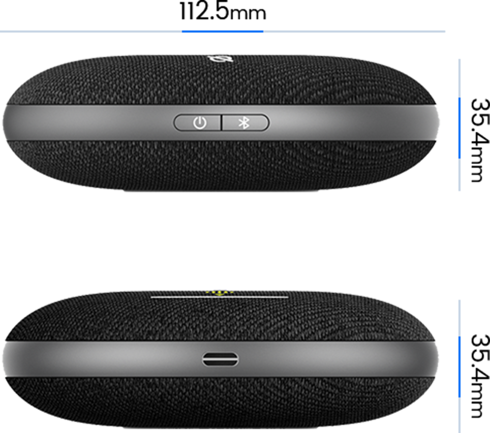 Portable Conference Speakerphone for hybrid meetings and